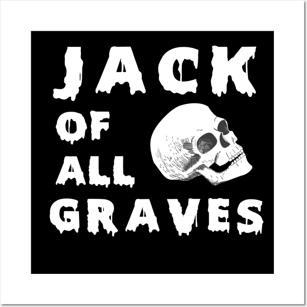 Jack of All Graves Skull Logo Wall Art by Jack of All Graves